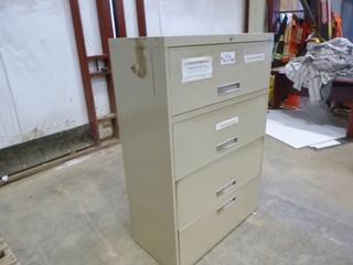 Lateral 4-Drawer File Cabinet (WR-3-20)