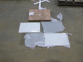 (2) Wind Screens For 36" and 42" Fire Pits (E-1)
