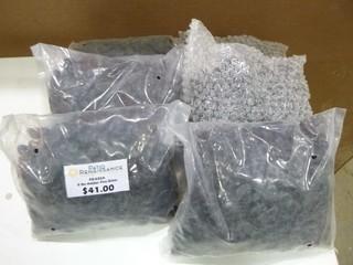 (6) 5lb Fire Glass Peebles (A-1)