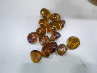 Box Of Tropical Glass Pebbles