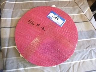 (12) Round Place Mats (D-1)