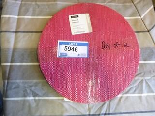 (12) Round Place Mats (D-1)