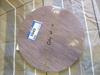 (10) Round Place Mats (D-1)