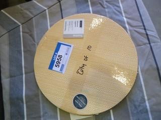 (10) Round Place Mats (D-1)