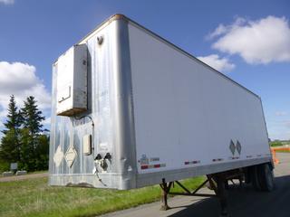 2000 Manac S/A 28' Heated Van Trailer c/w Alum Rim, Plumbed For Pup, 11R22.5 Tires At 20%, 8'6" Wide, VIN 2M5910851Y1064812