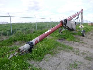 Sakundiak TL10-1200, 10" x 40' Auger c/w Kohler, Gas,electric start 205/75R15 Tires, SN 67873 *NOTE: Running when parked, Was Not Used For Grain*