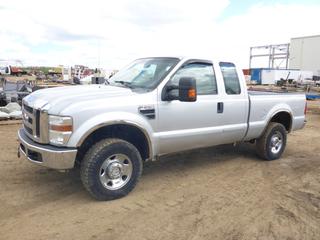 2008 Ford F-250 XLT 4X4 Extended Cab, c/w 5.4L, A/T, A/C, Showing 177,597 KMS, 6'10" Box, Hitch Receiver, 265/70R17 Tires At 55%, VIN 1FTSX21528EB74273 *NOTE: Engine Runs Rough*