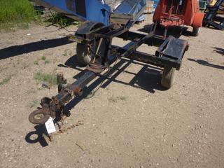 S/A Trailer Chassis c/w 175/80R13 Tires, Pintle Hitch, No VIN