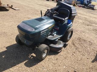 Craftsman Riding Lawn Mower c/w B + S 15.5 HP Gas Engine, Grass Catching Attachment, SN 041797B001192 *NOTE: Good Working Condition*