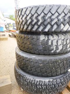 (4) Tires 225/70R19.5, C/w (3) Rims (WR1)