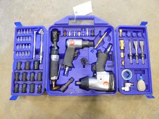 Campbell Hauser Air Tools W/ Carrying Case * Incomplete* (E4-5-1)