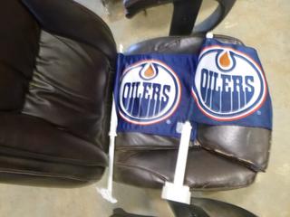 (2) Oiler Flags