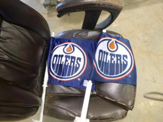 (2) Oiler Flags