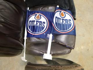 (2) Oiler Flags