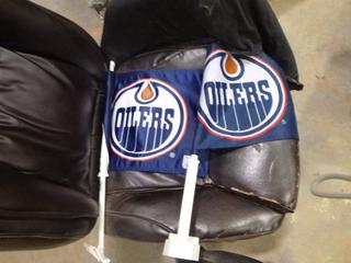 (2) Oiler Flags