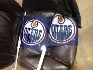 (2) Oiler Flags