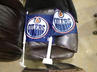 (2) Oiler Flags