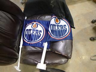 (2) Oiler Flags