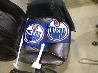 (2) Oiler Flags