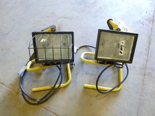 (2) Portable Work Lights (E4-4-1)