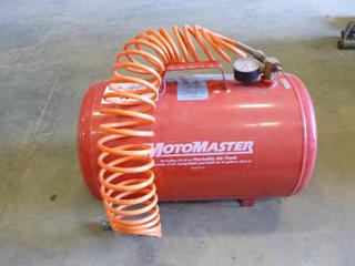 MotoMaster 10 Gallon Portable Air Tank, C/w Hose (E4-2-1)