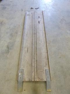 Foldable Wood Ramp, 84" x 23" (WR-4)