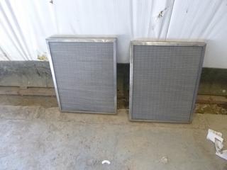 (2) Metal Filters, 24" x 19", Part 58-289-003 (E3-2-3)