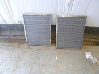 (2) Metal Filters, 24" x 19", Part 58-289-003 (E3-2-3)