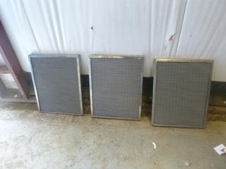 (2) Metal Filters, 24" x 19", Part 58-289-003 (E3-2-3)