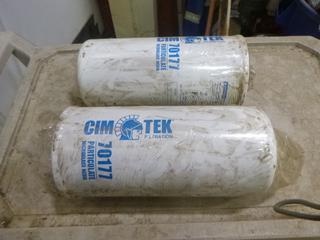 (2) Cimtek Hydraulic Oil Filter, Part 70177 (D-1)