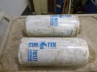 (2) Cimtek Hydraulic Oil Filter, Part 70177 (D-1)