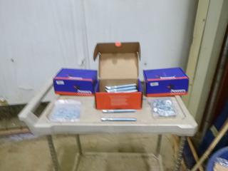 (3) Boxes of 25, Powers 5/8" x 6" Stud & SDI Concrete Anchor