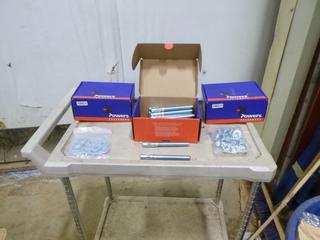 (3) Boxes of 25, Powers 5/8" x 6" Stud & SDI Concrete Anchor