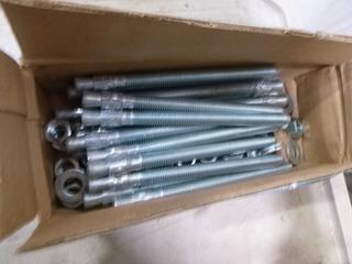 (1) Box of 25, Powers 1/2" x 7" Stud Concrete Anchor (B-1)