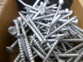 (1) Box, Hilti 3/16" x 3 1/4" Phil Flat Head Screws (B-1)