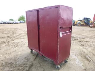Greenline 5660LH/07486 Portable Metal Storage Cabinet, Used To Store Chemicals, Minor Damage, 60"L x 24"W x 56"H
