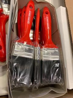 (1) Case Of 2in Paint Brushes. *Note: Not 480, Some Packages Removed Approx 400* (B-1)