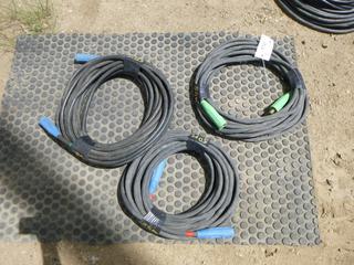 (3) Flex-A- Prene Heavy Duty Welding Cable, 50' Lengths (WR-4)