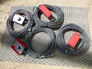 (4) Lincoln Electric Remotes, (1) 200' 4 C 10 Gauge Cable, (1) 50' 3C *2/0 Cable Aluminum (WR-4)