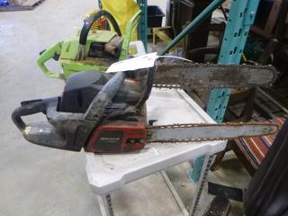 (1) Jonsered Turbo Chainsaw, (1) Poulan 4200 Countervibe Chainsaw (SC)