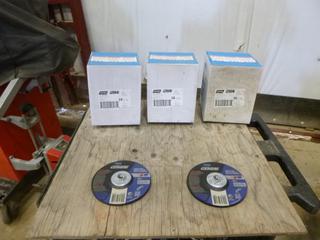 (3) Boxes of Norton Grinding Wheels, 10 Per Box, 6 1/4" x 5/8", Part 32390 (E5-3-3)