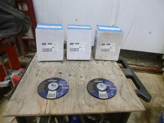 (3) Boxes of Norton Grinding Wheels, 10 Per Box, 6 1/4" x 5/8", Part 32390 (E4-3-1)