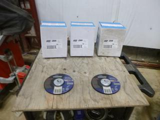 (3) Boxes of Norton Grinding Wheels, 10 Per Box, 6 1/4" x 5/8", Part 32390 (E4-3-1)