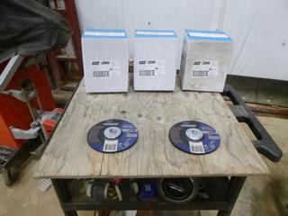 (3) Boxes of Norton Grinding Wheels, 10 Per Box, 6 1/4" x 5/8", Part 32390 (E5-3-3)