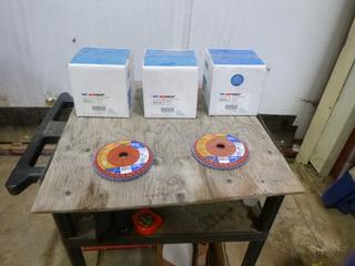 (3) Boxes of Norton Flap Disc, 10 Per Box, Type 27, Grit 80, 6" x 7/8" (E3-2-3)