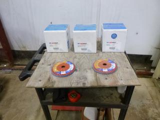 (3) Boxes of Norton Flap Disc, 10 Per Box, Type 27, Grit 80, 6" x 7/8" (E3-2-3)