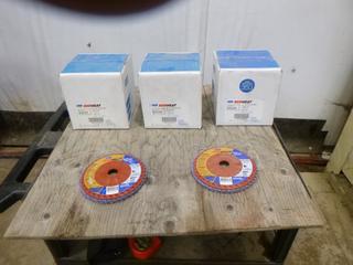 (3) Boxes of Norton Flap Disc, 10 Per Box, Type 27, Grit 80, 6" x 7/8" (E3-2-3)