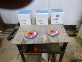 (3) Boxes of Norton Flap Disc, 10 Per Box, Type 27, Grit 80, 6" x 7/8" (E3-4-3)