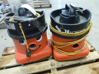 (2) Nacecare Vacuums, Model NVH 380-2, PSP 380A (EE1-4-3)