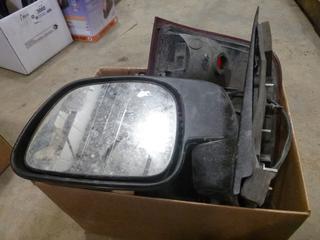 (1) Ford Driver Side Mirror, (1) Ford Tail Light (EE1-4-2)